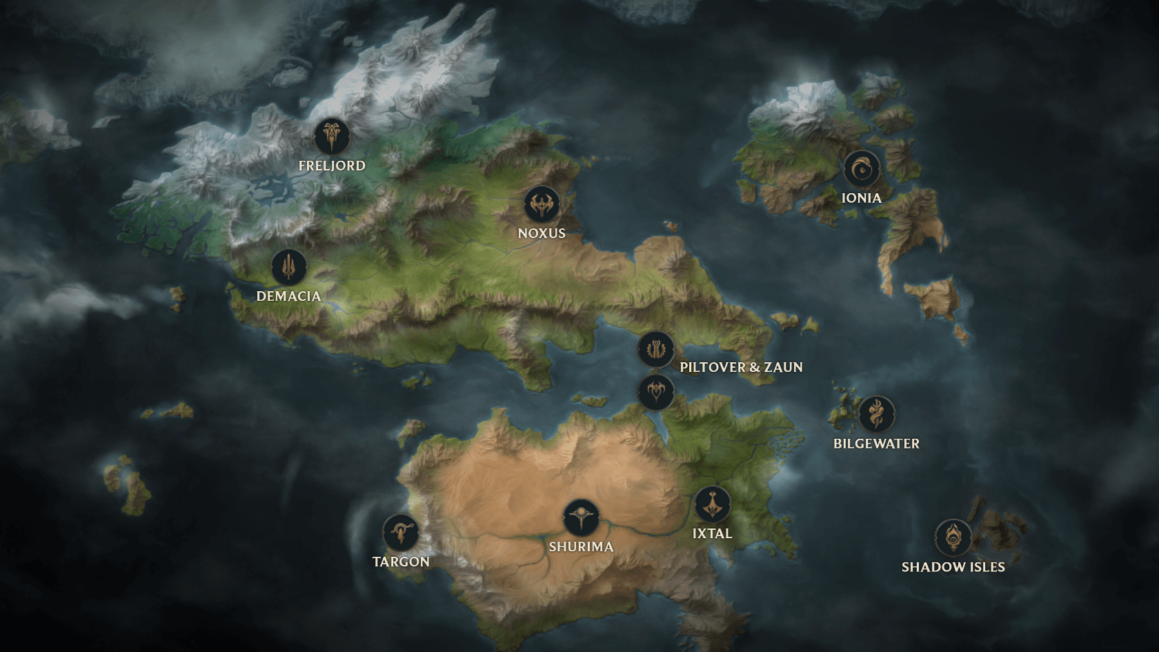 Click for info on lore and locations relating to Riot Games' upcoming MMORPG