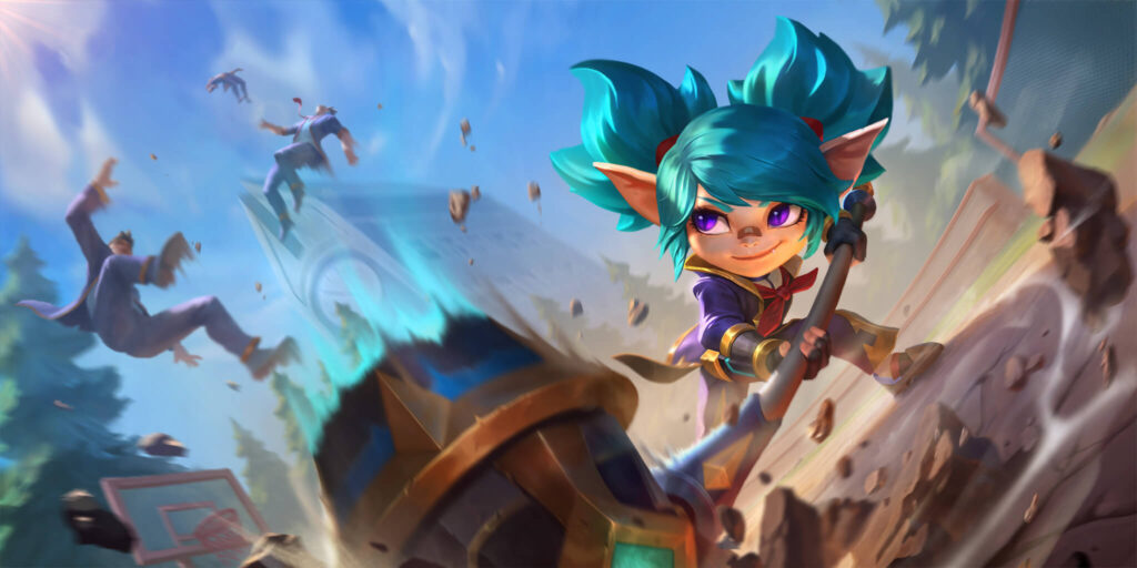 riot mmo combat style - poppy image