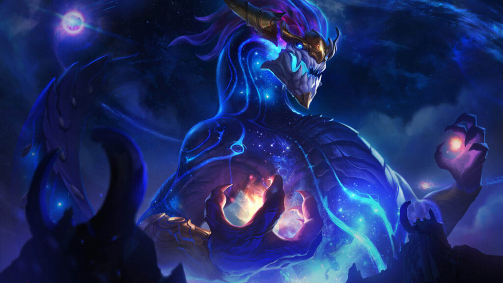 Aurelion Sol with the power of the cosmos at his very fingertips