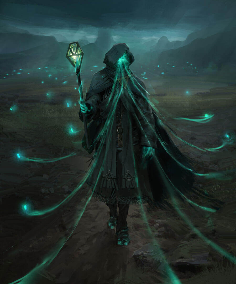 Soul Shepherd scanning the Shadow Isles to protect weaker spirits from harm