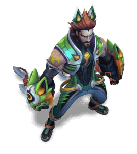 Battlewolf Sylas standing pose from in-game League of Legends