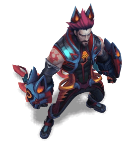Battlewolf Sylas standing pose from in-game League of Legends