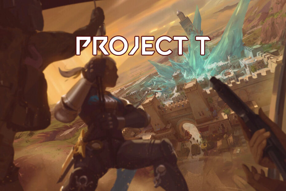 Valorant concept art with Project T text overlay