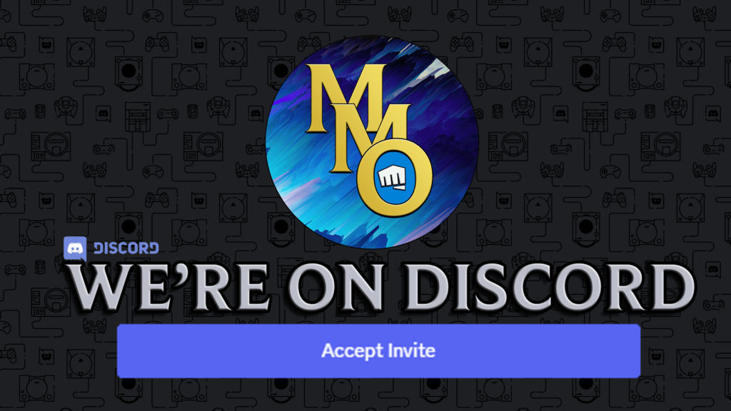 Promo image of the Riot MMO Discord invite