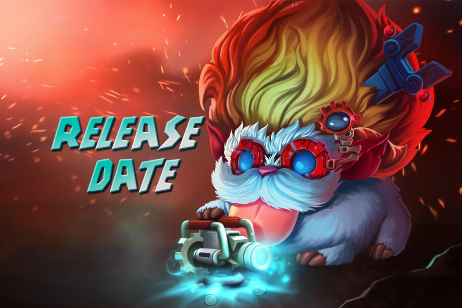 Official Riot Games Support Image with Release Date in JMH Super Science Font