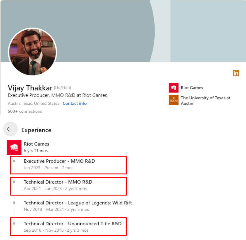 Vijay Thakkar LinkedIn Profile