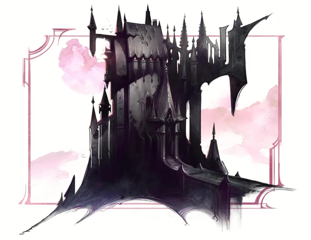 Dark castle from Briar art