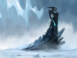 Lissandra in a frozen environment looking out beyond