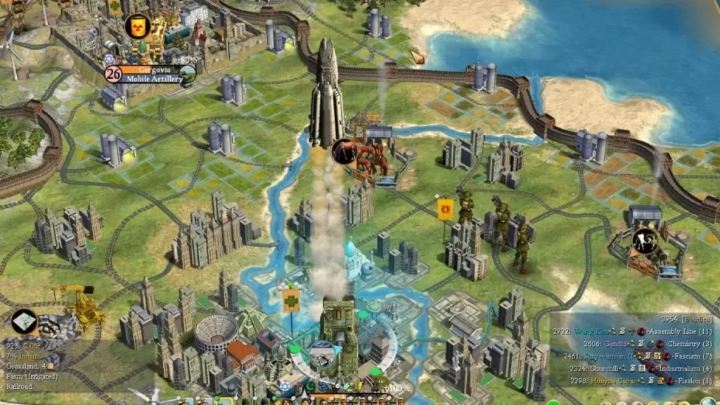 Civilization 4, a popular 4x game