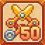 Square Bandle Tale Achievement icon for Bronze Knitter