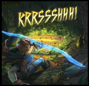 Ezreal blasting a hole in a wall